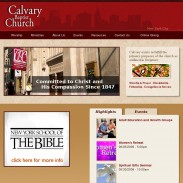 Calvary Baptist Church website thumbnail