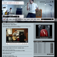 Say Anything website thumbnail